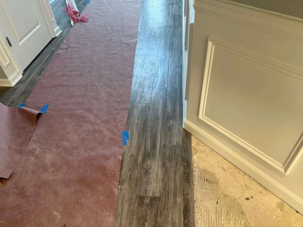 Completed marble shower restoration in Exeter